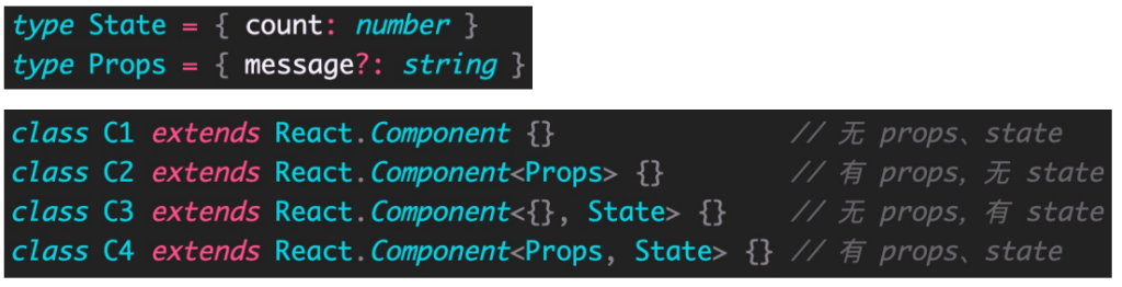 TS-在 React 中使用 TypeScript TS-在 React 中使用 TypeScript